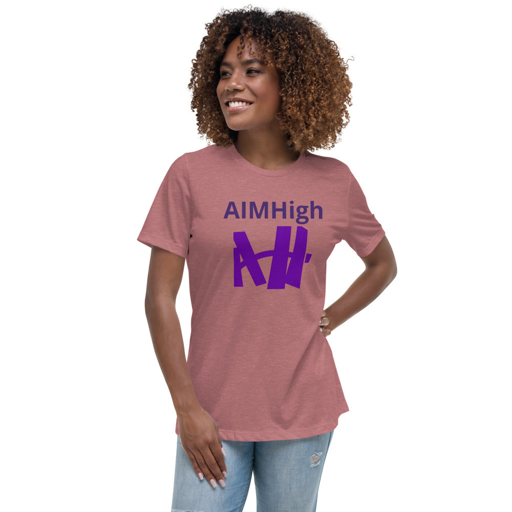 AIMHigh Logo Women's Relaxed T-Shirt